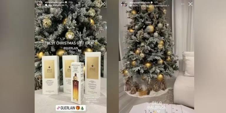 La esposa de Lionel Messi recibió unos regalos y no dudo en mostrarlos en redes sociales.