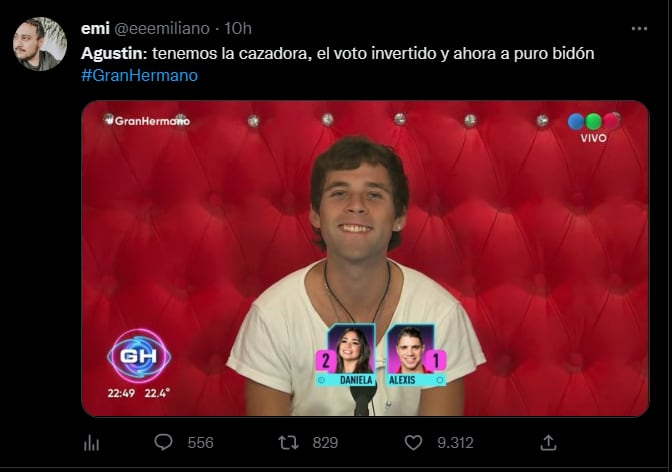 Agustín, el rey del "cringe" en las redes