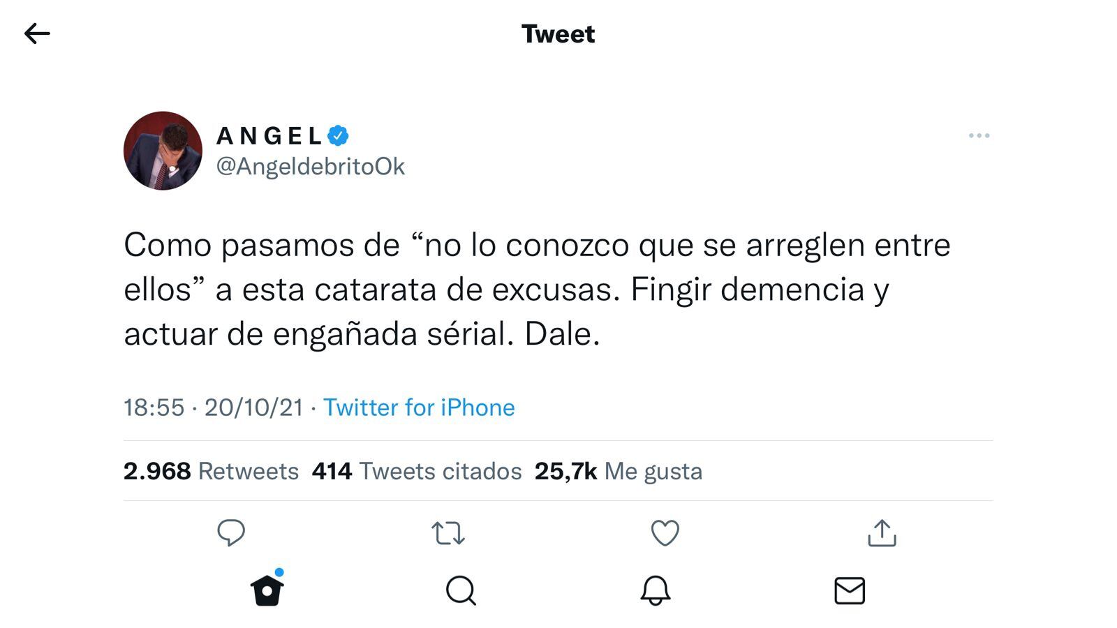 Ángel de Brito picante con la China Suárez.