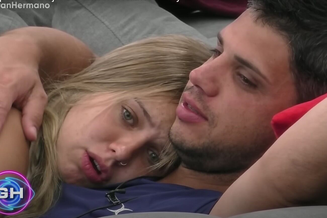 Coti y el Conejo, pareja estratega de "Gran hermano". (Captura "Gran hermano")