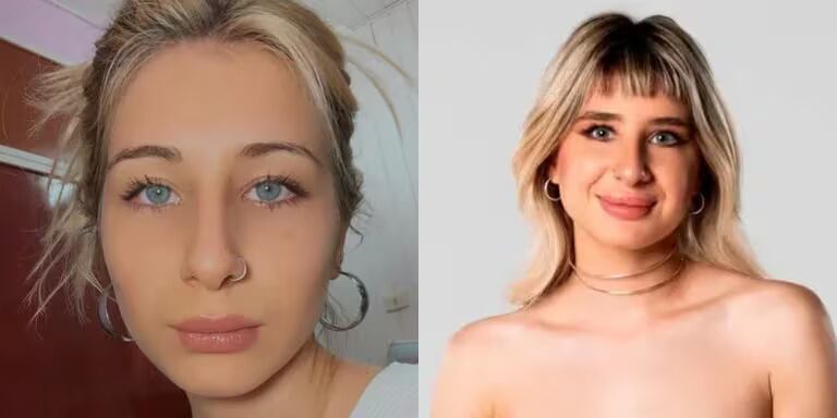 El antes y después de Paloma.