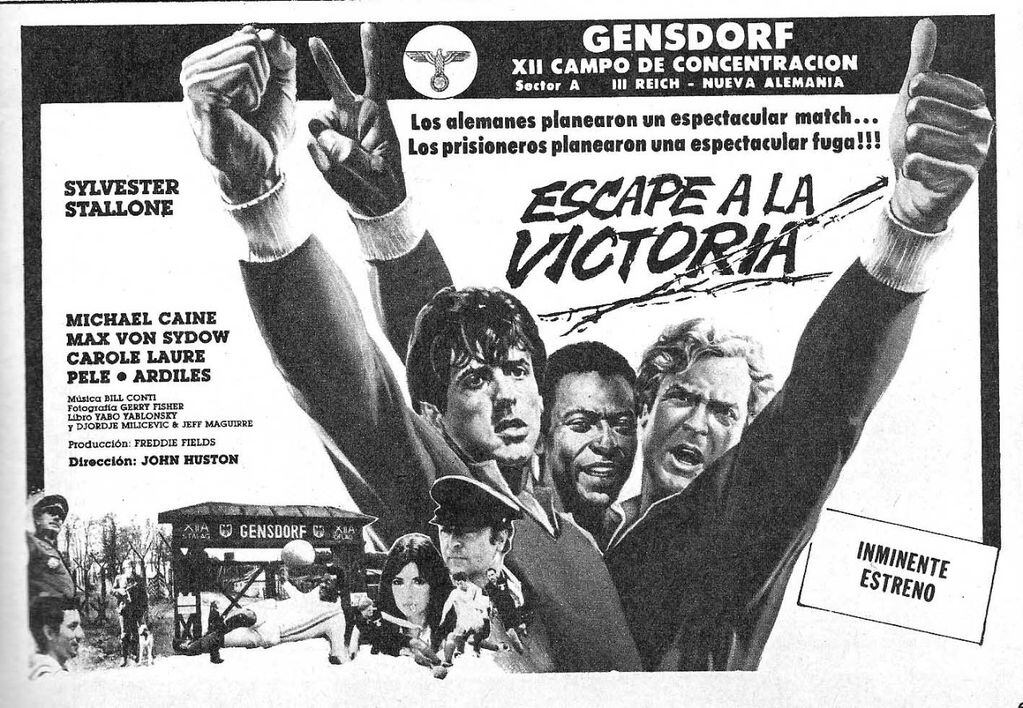 'Victory' fue una producción estadounidense que contó con la participación de Pelé y Osvaldo Ardiles.