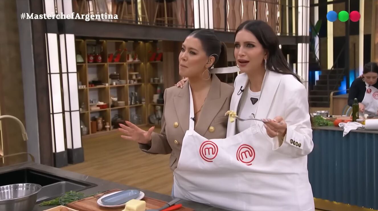 Zaira Nara cocinó en Masterchef junto a Wanda y se enojó con el jurado por la devolución