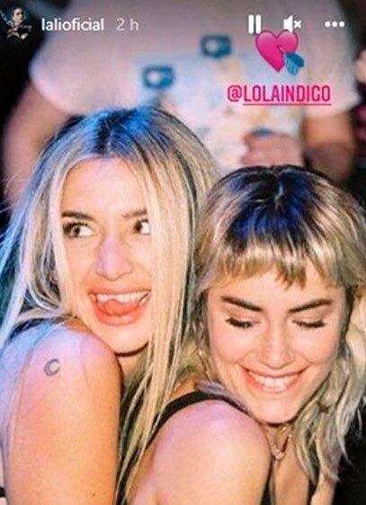 Lali subió una foto junto a Lola, bailando bien pegadas en la fiesta