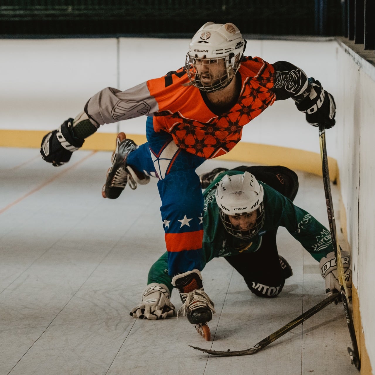 Hockey en línea, en la UNCuyo. /Gentileza