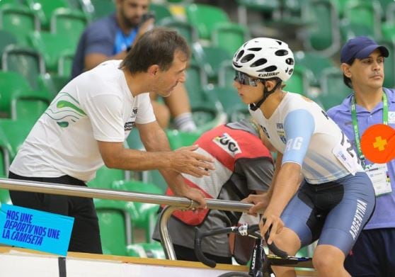 Ambrossi debutó en el Mundial en Río con un 4to puesto en scratch.