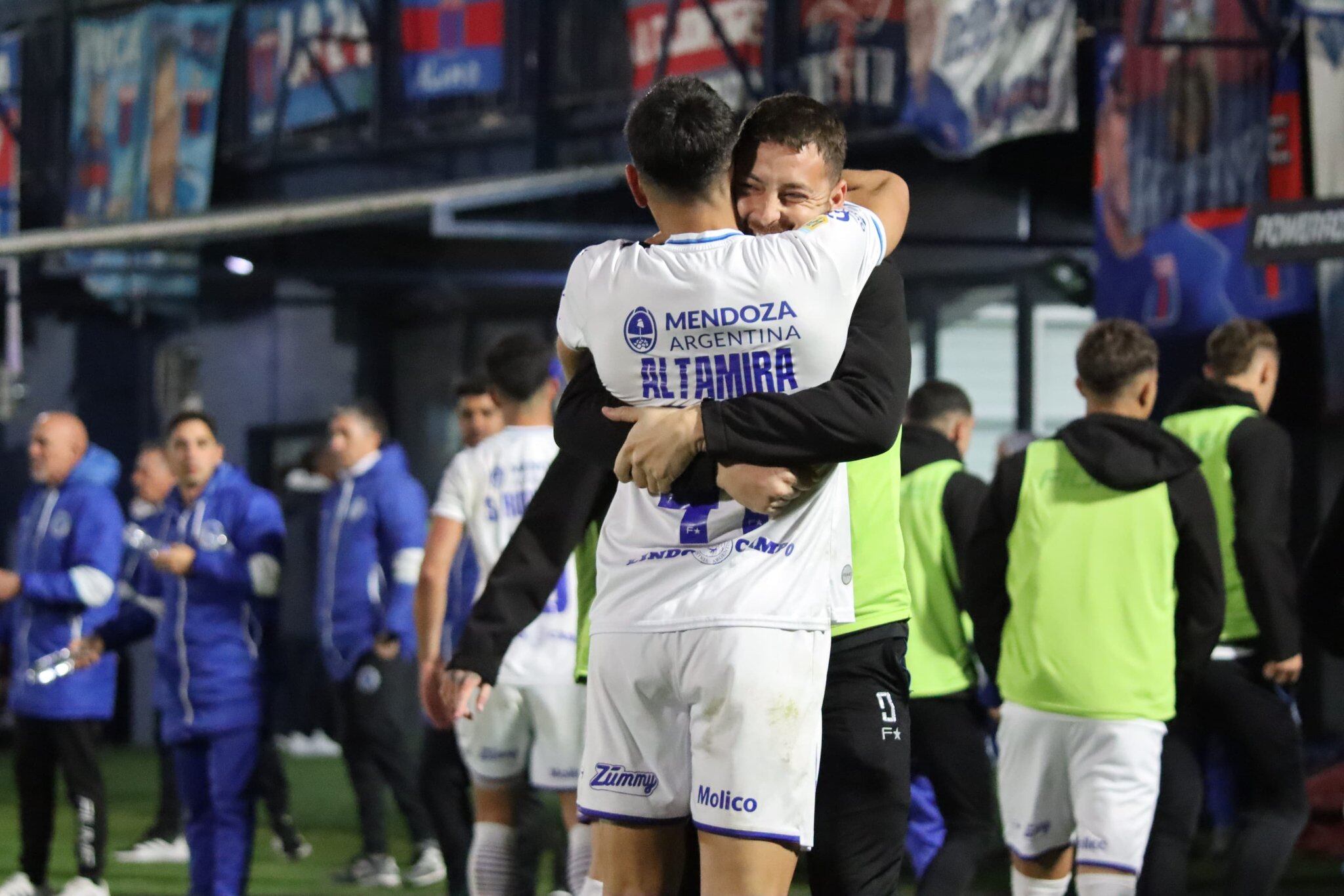 Facundo Altamira, autor del 1-0 del Tomba sobre Tigre en condición de visitante. / Gentileza: Prensa Godoy Cruz.