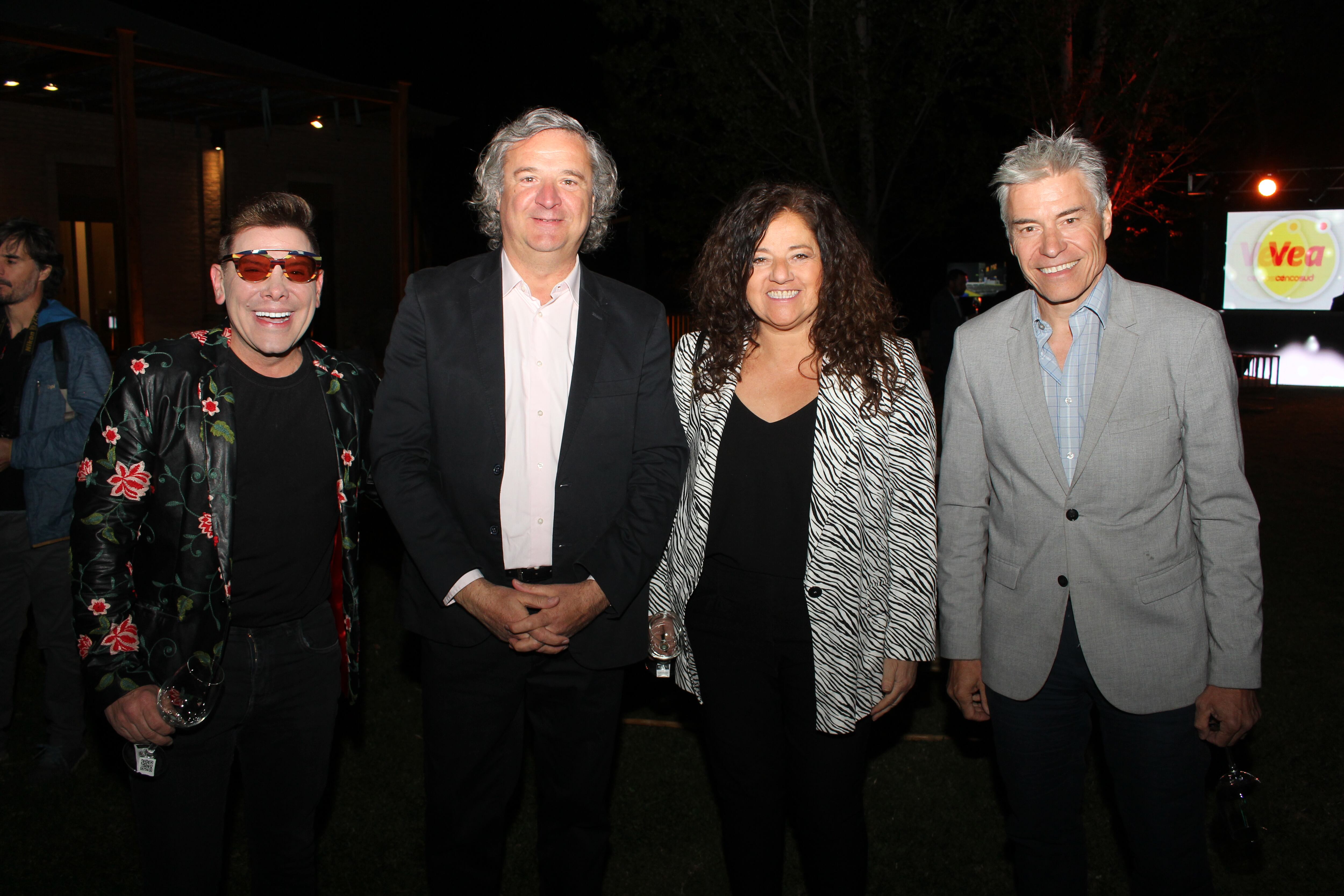 Gabriel Canci, Mauricio Llaver, Nora Vicario y Hervé Birnie.