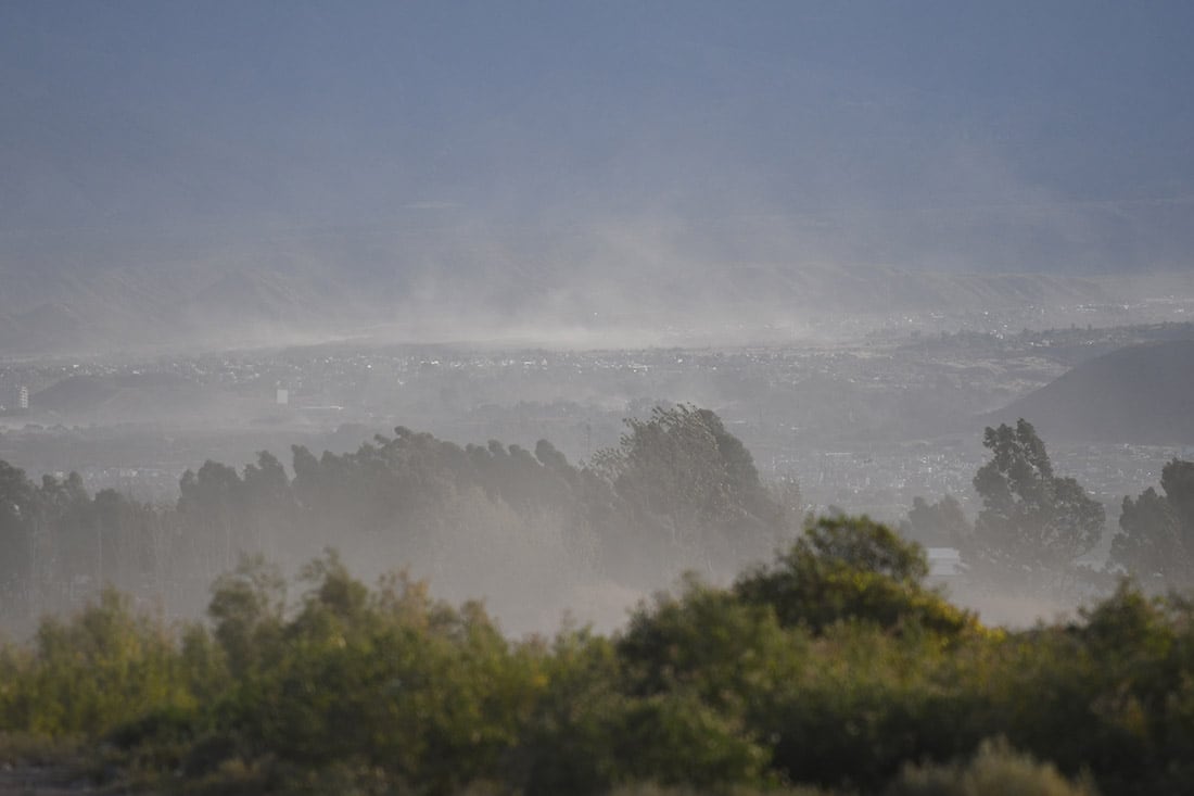 Zonda en  Mendoza - Foto: José Gutiérrez / Los Andes 