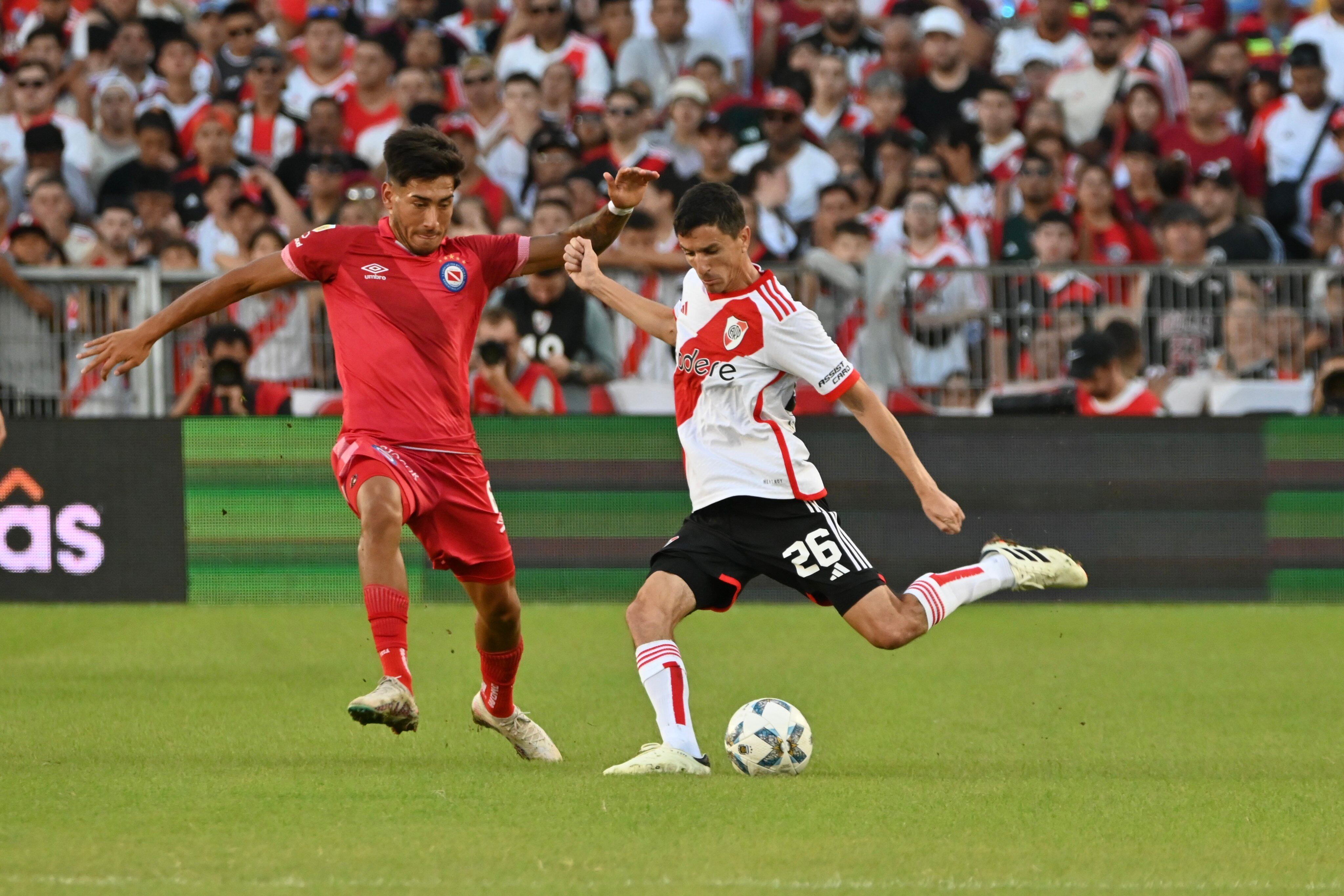 Nacho Fernández, una de las manijas de juego para el River de Demichelis (Foto: Prensa River).