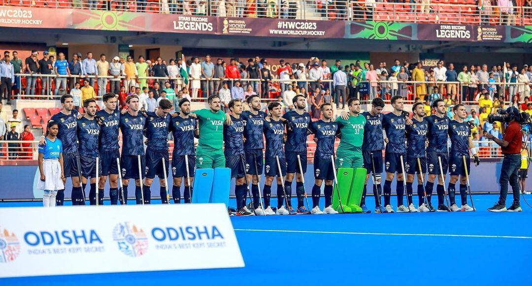 Tomás Santiago fue el arquero titular de los Leones en el último mundial masculino de hockey sobre césped. - Intagram