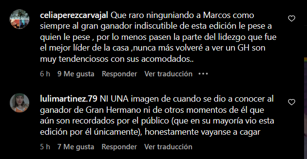 Críticas por no mencionar a Marcos Ginocchio en la promo de Telefe