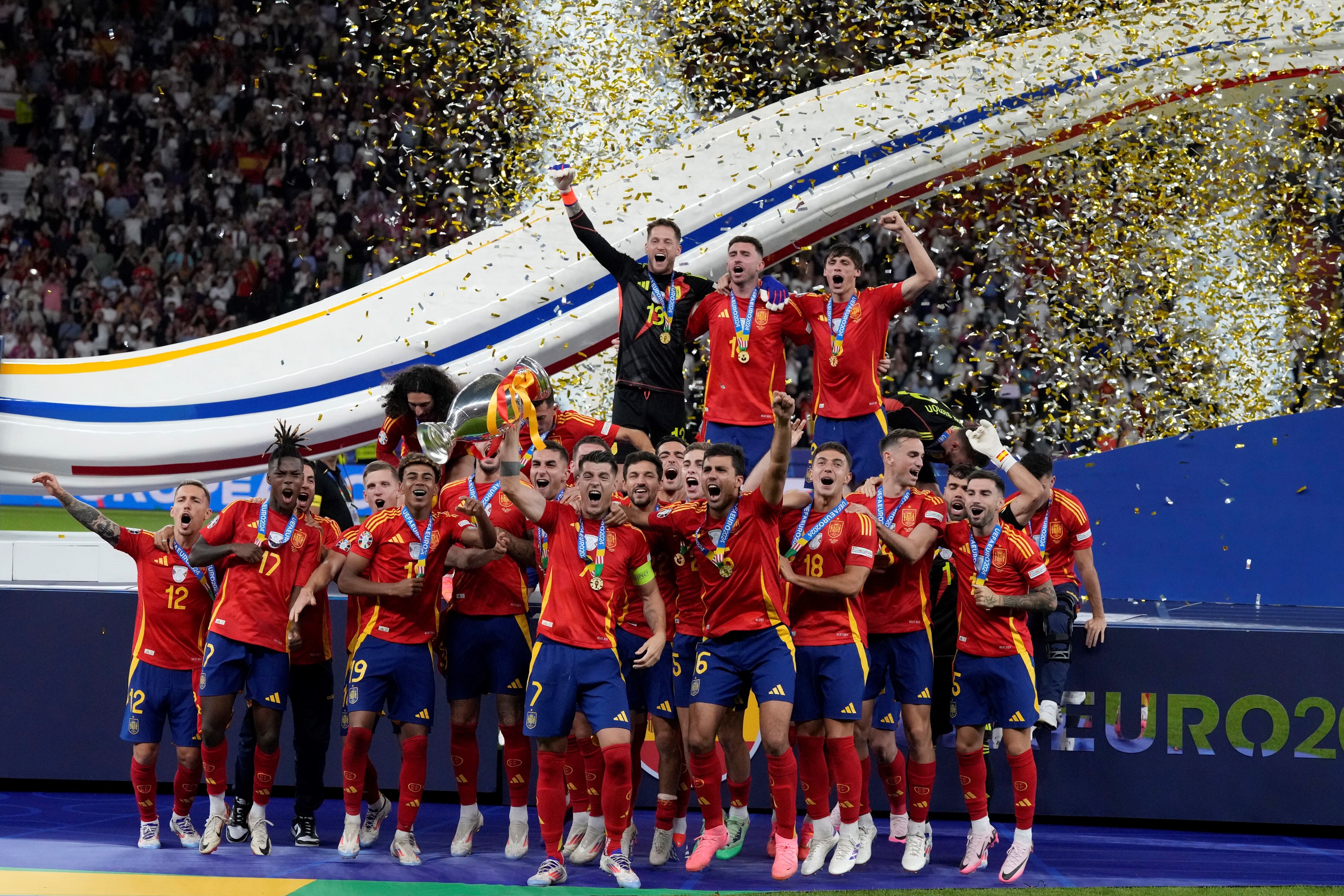 España se consagró campeón de la Eurocopa (AP)