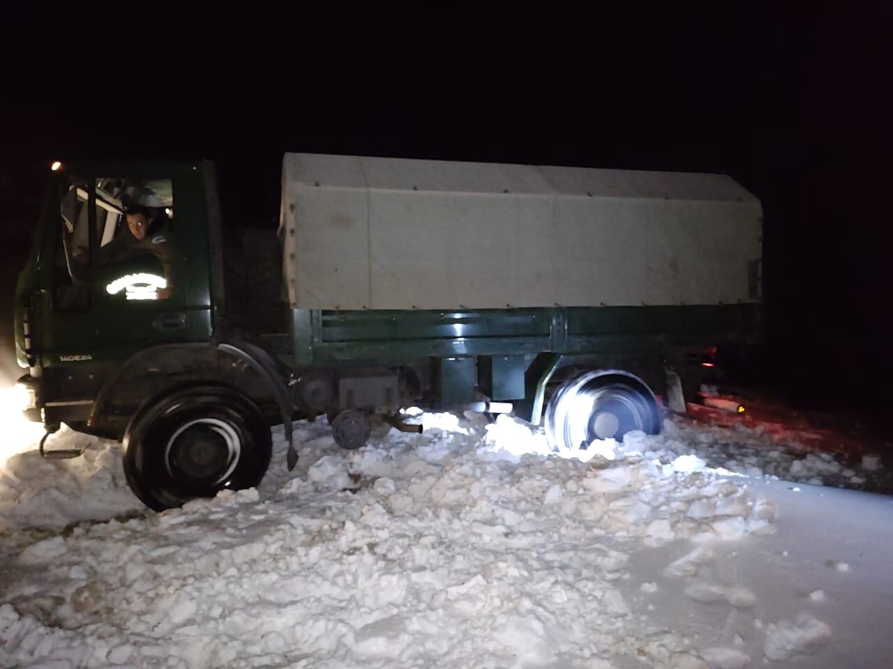 Gendarmería Nacional y Policía Provincial participaron del rescate. Foto: Gendarmería Nacional Argentina