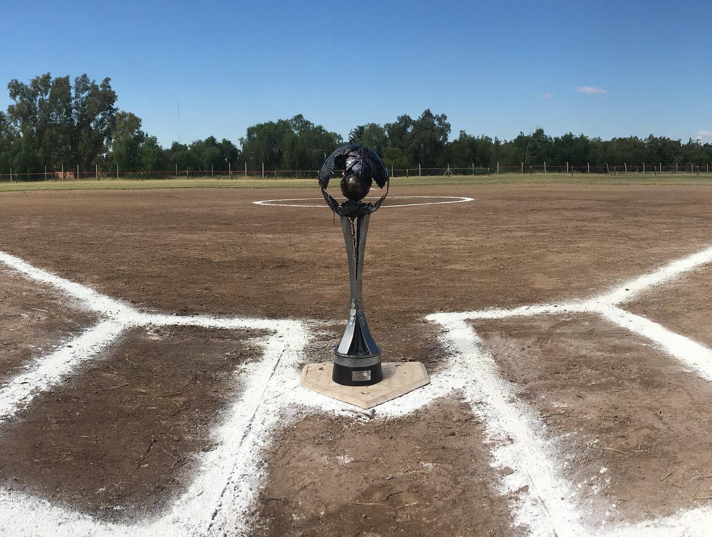 El trofeo, una obra de arte.