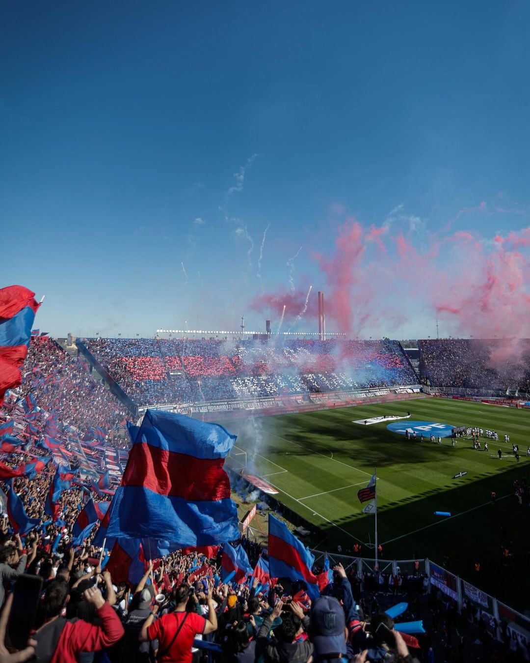 La hinchada de San Lorenzo