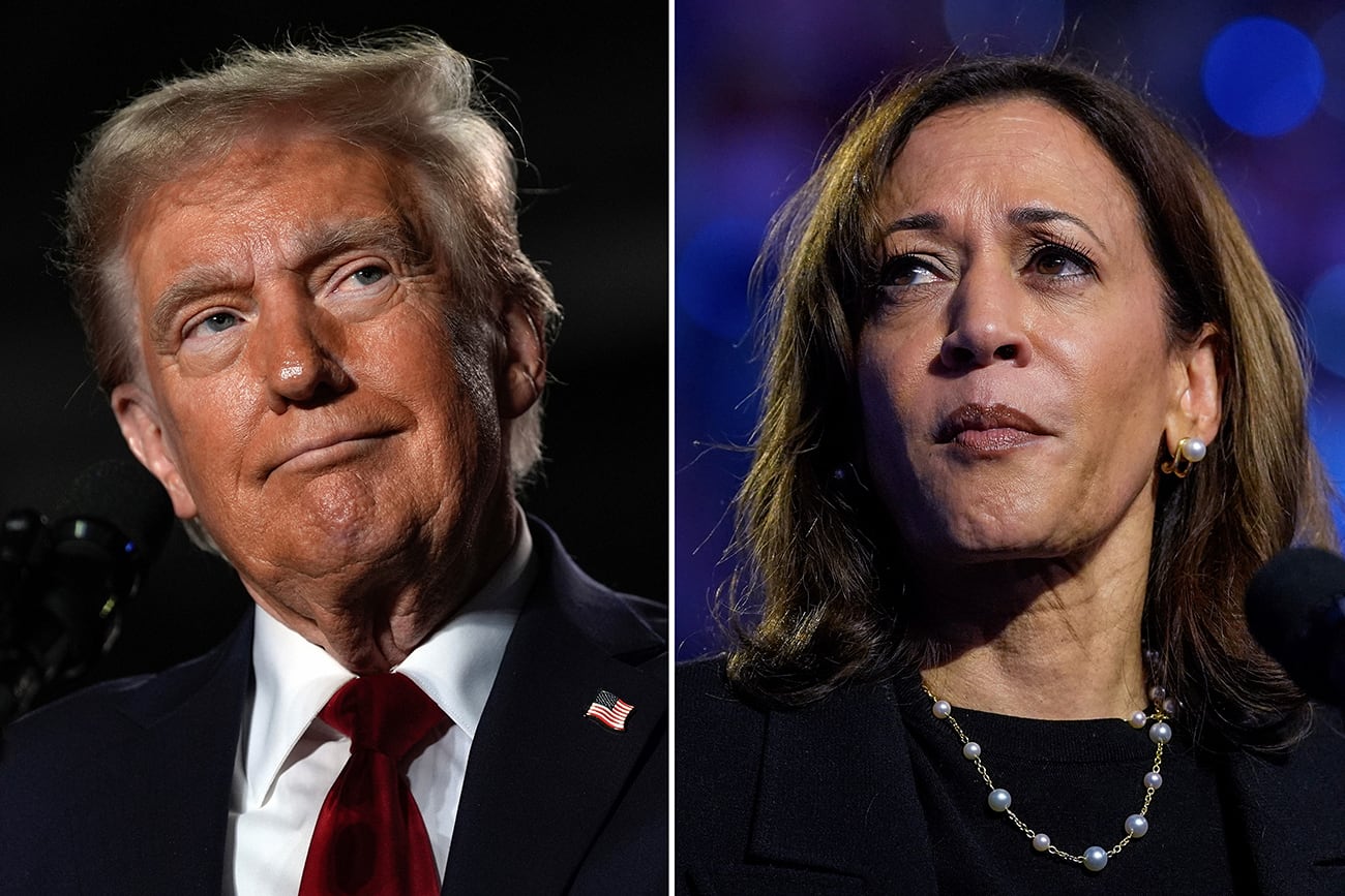 Donald Trump y Kamala Harris