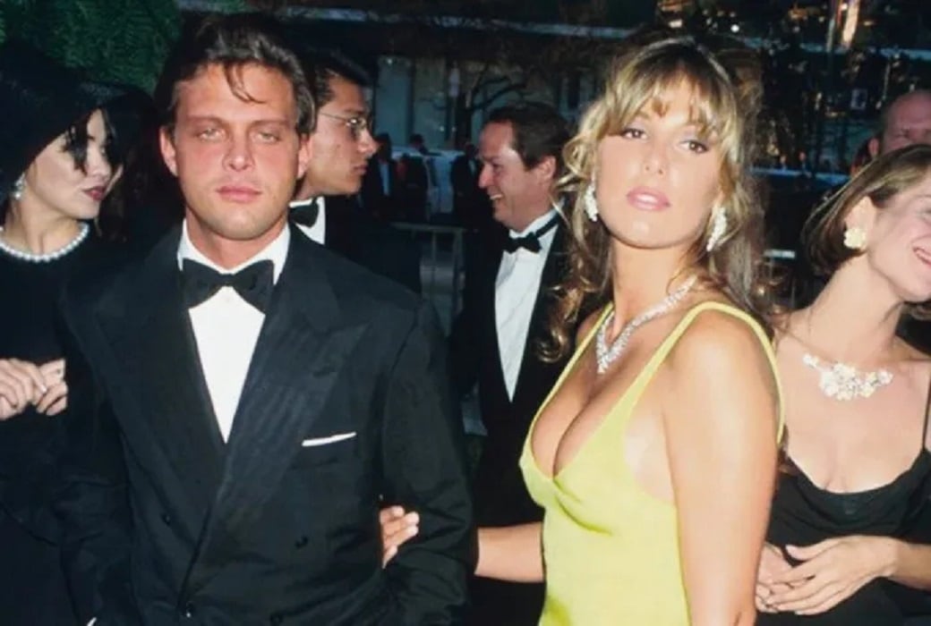 Daisy Fuentes junto a Luis Miguel - 