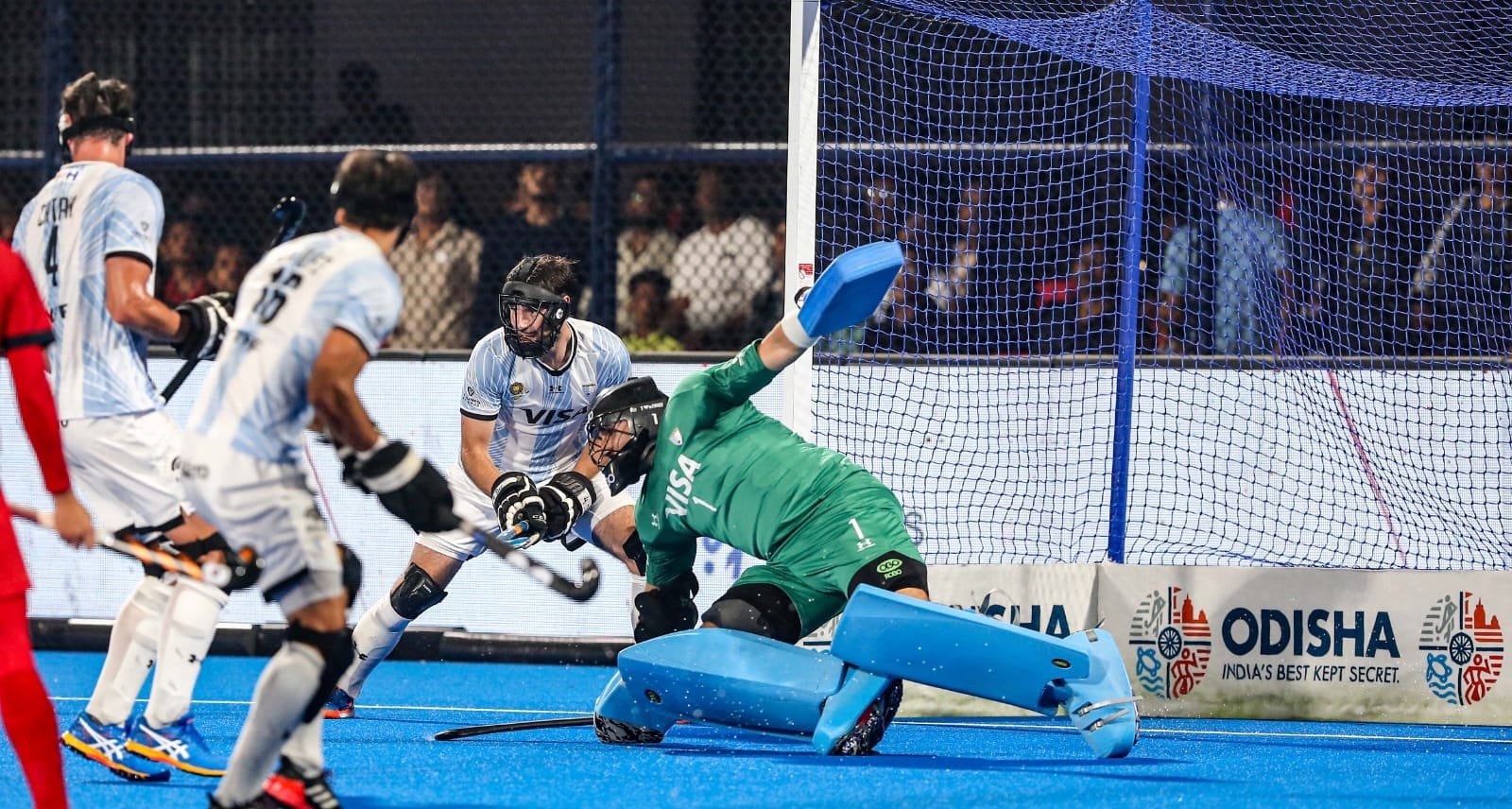 La Selección Argentina de Hockey sobre césped perdió con Corea del Sur y quedó eliminada del mundial / Gentileza.