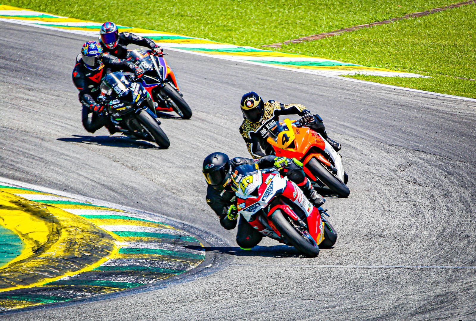 El mendocino Franco Pandolfino, en la primera fecha del Superbike de Brasil./Gentileza