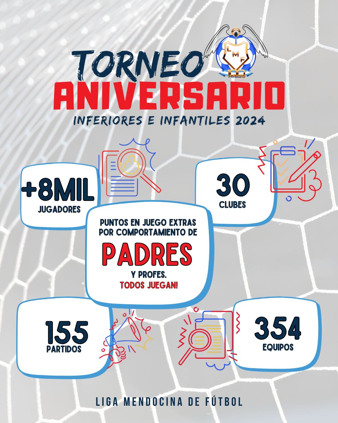 El Torneo Aniversario en números. Promete ser histórico.