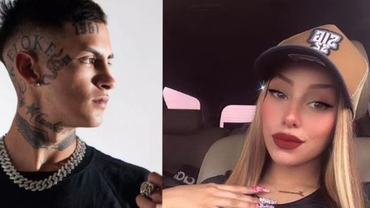 L-Gante y su novia, Tamara Báez