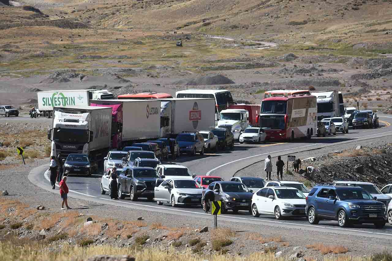 La postal para cruzar a Chile el fin de semana XL - Foto: José Gutiérrez / Los Andes