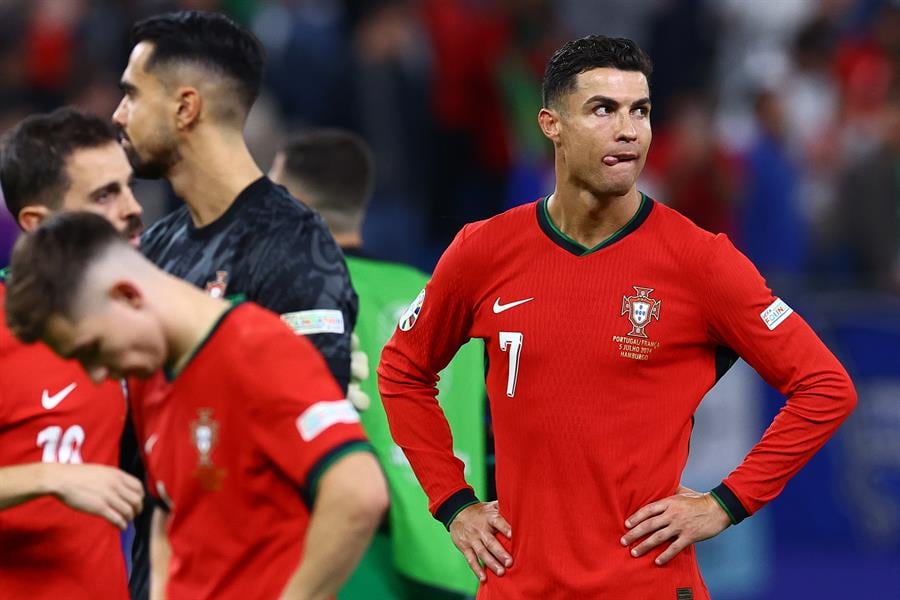 El lamento de Cristiano tras quedar eliminado de la Eurocopa con su selección.