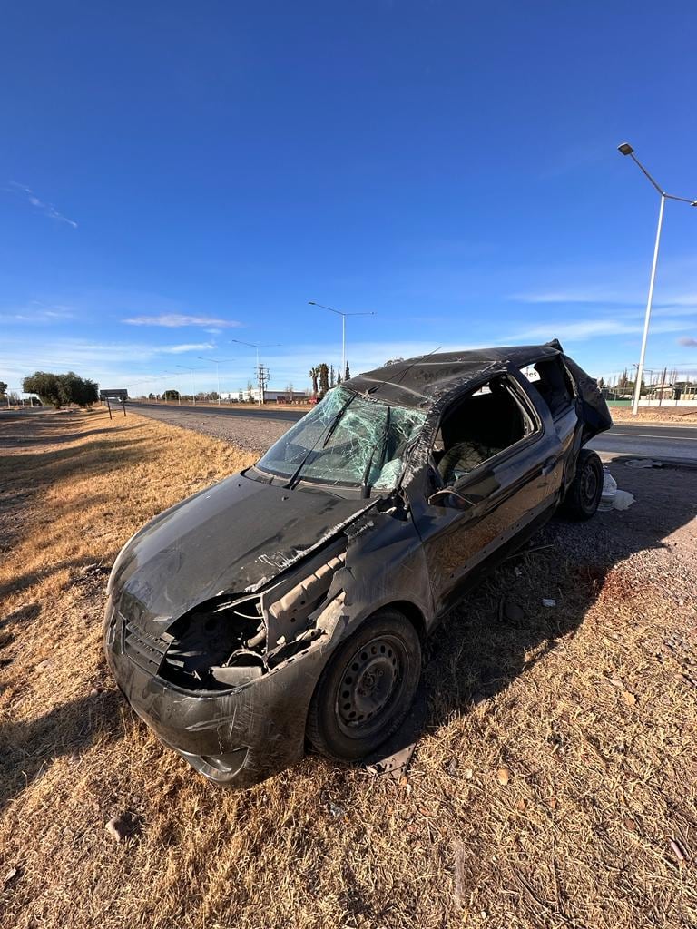 El hermano de una periodista mendocina está grave tras un espectacular accidente. Foto: Gentileza Laura Prudencio.