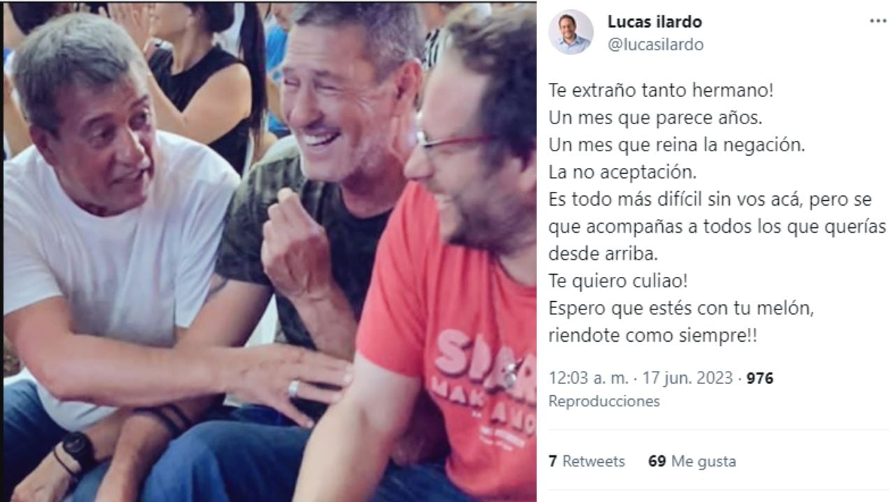 El mensaje de Lucas Ilardo.