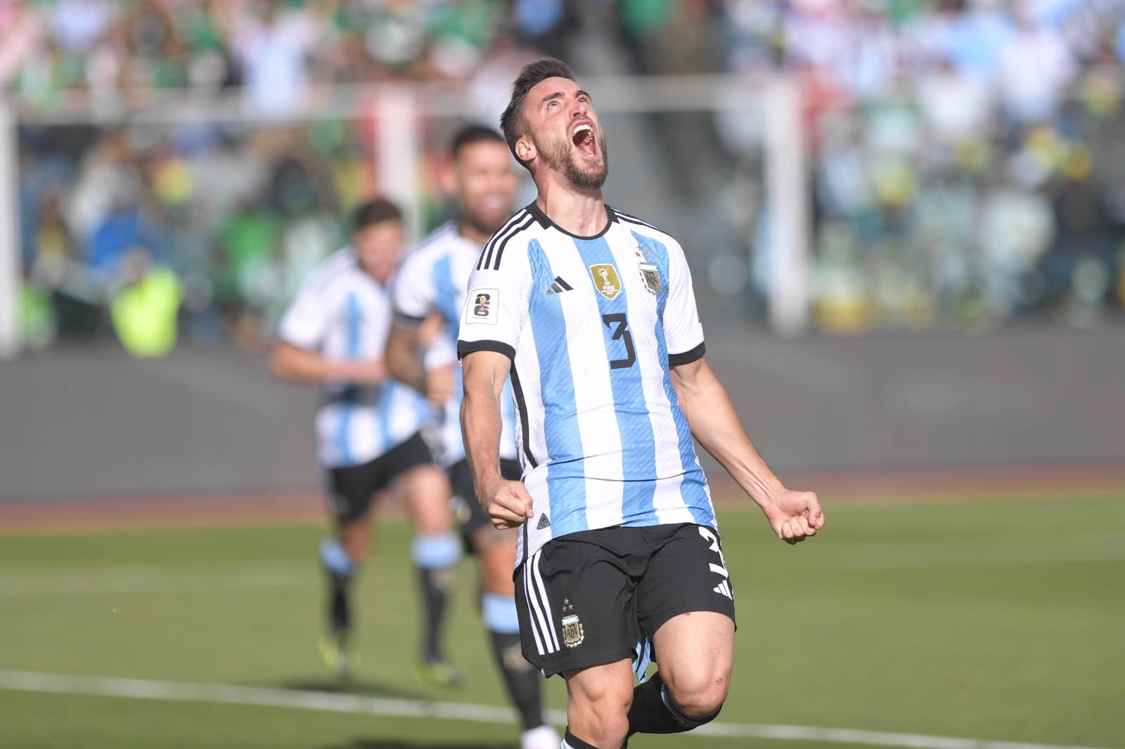 Nicolás Tagliafico marcó su primer gol con la Selección Argentina. Fue un triunfazo en Bolivia. 