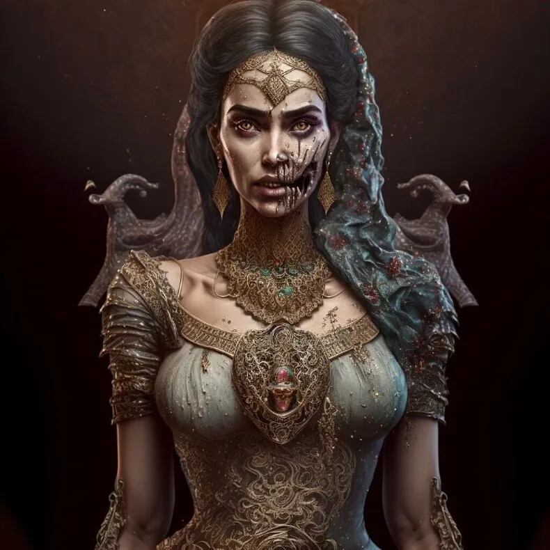 Así se verían las princesas de Disney si fueran zombies