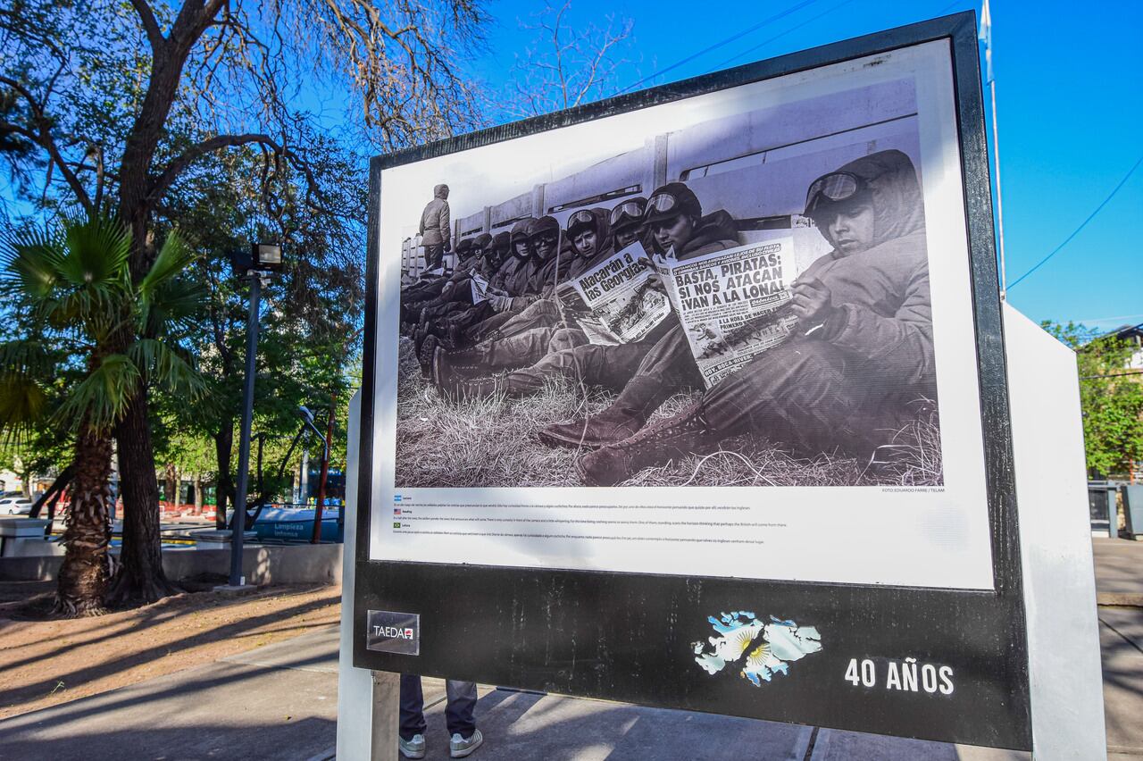 Mendoza exhibe una impactante exposicion fotografica de Malvinas en el Archivo Histórico de Mendoza.
foto: Mariana Villa / Los Andes