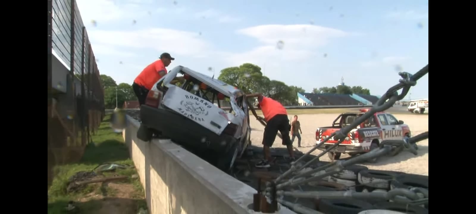 Impactante accidente en el Gálvez