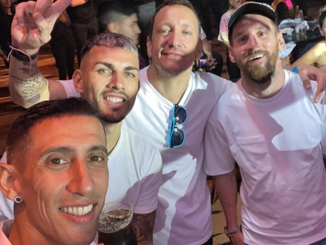 La fiesta de Lionel Messi en Rosario para festejar la tercera copa de Argentina.