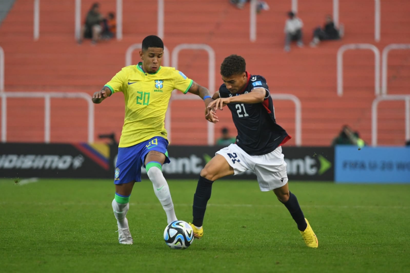 En el cierre de la quinta jornada, Brasil aplastó 6-0 a República Dominicana. / Gentileza.