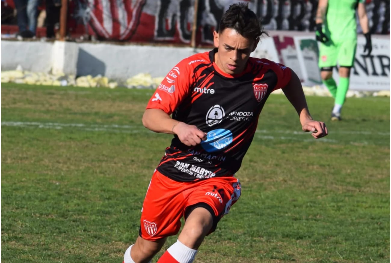 Marcos Palma, juvenil del Atlético San Martín que debutó recientemente. / Prensa ACSM