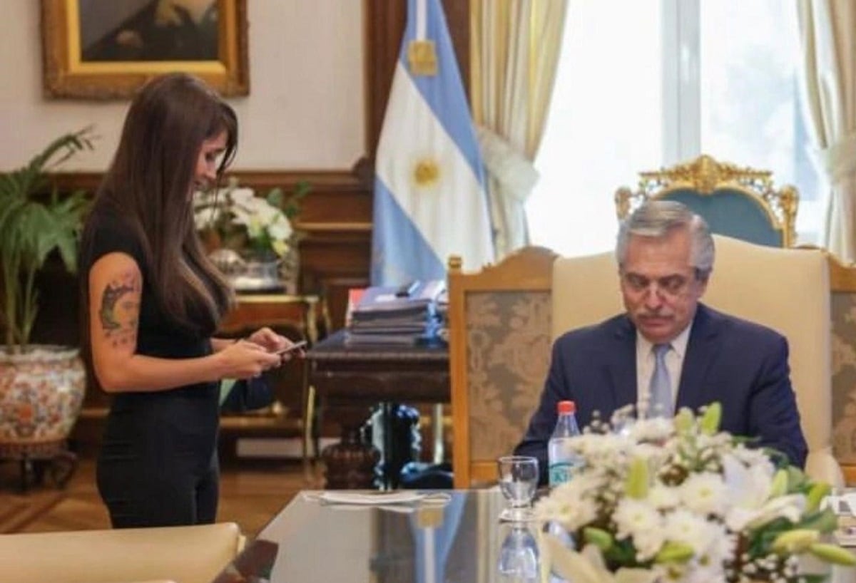 Ana Clara Hernández ("Anita"), la secretaria asistente de Alberto Fernández (foto gentileza)