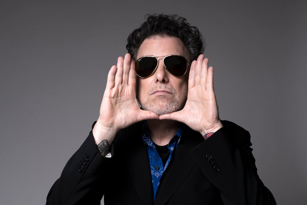 Andrés Calamaro, autor, cantante, compositor.