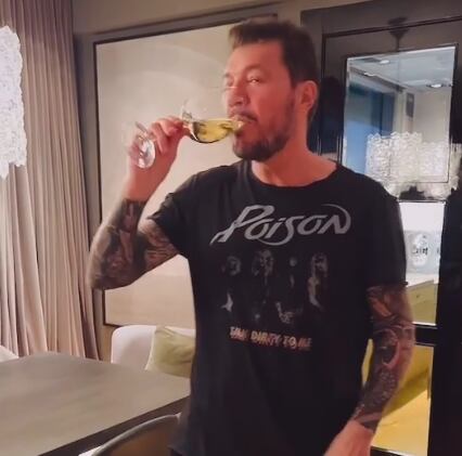 Marcelo Tinelli en TikTok. Captura video.