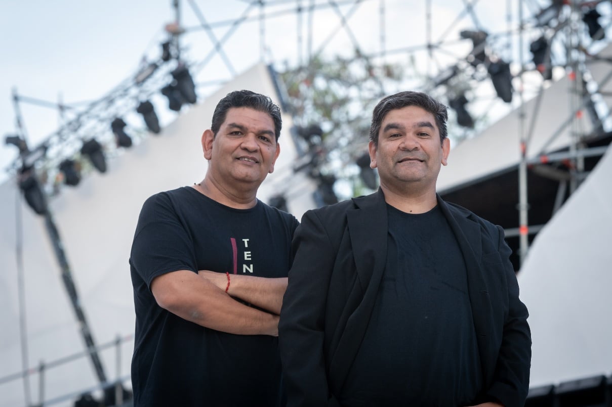 Los hermanos Ulloa comparten su pasión por el arte desde siempre, pero es la primera vez que lo harán en la fiesta máxima. | Foto: Ignacio Blanco / Los Andes