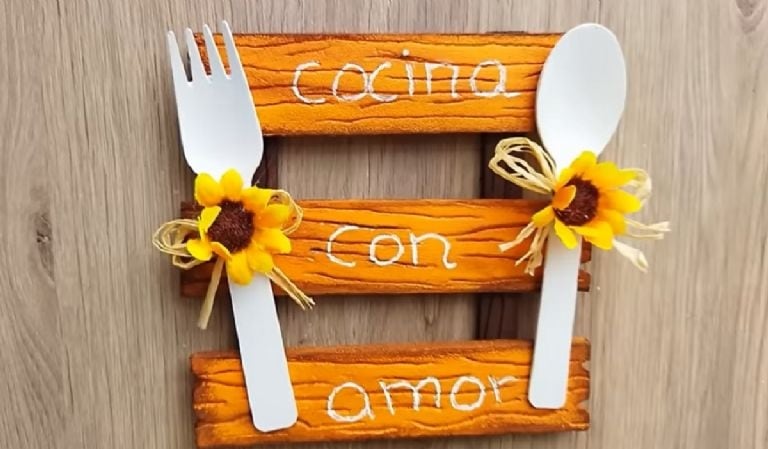 Con esta sencilla y económica idea de reciclaje, tu cocina se va a poder llenar de estilo y encanto. 