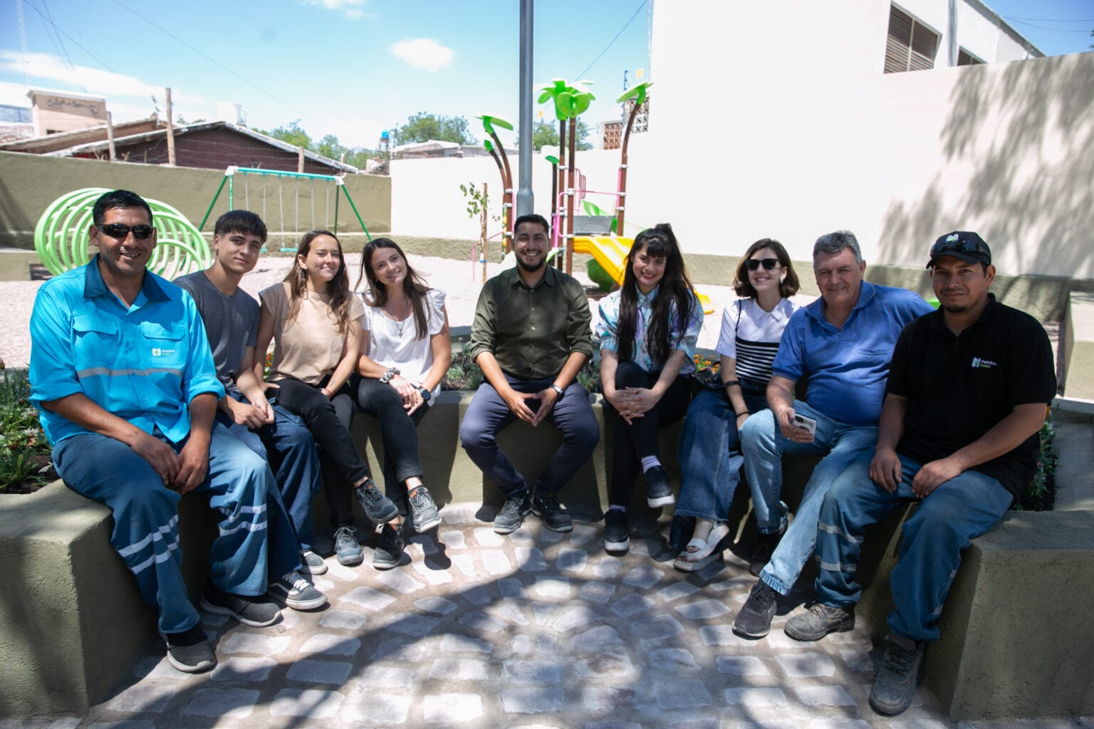 Con las obras de renovación concluidas, Ulpiano Suarez habilitó la plaza Galigniana