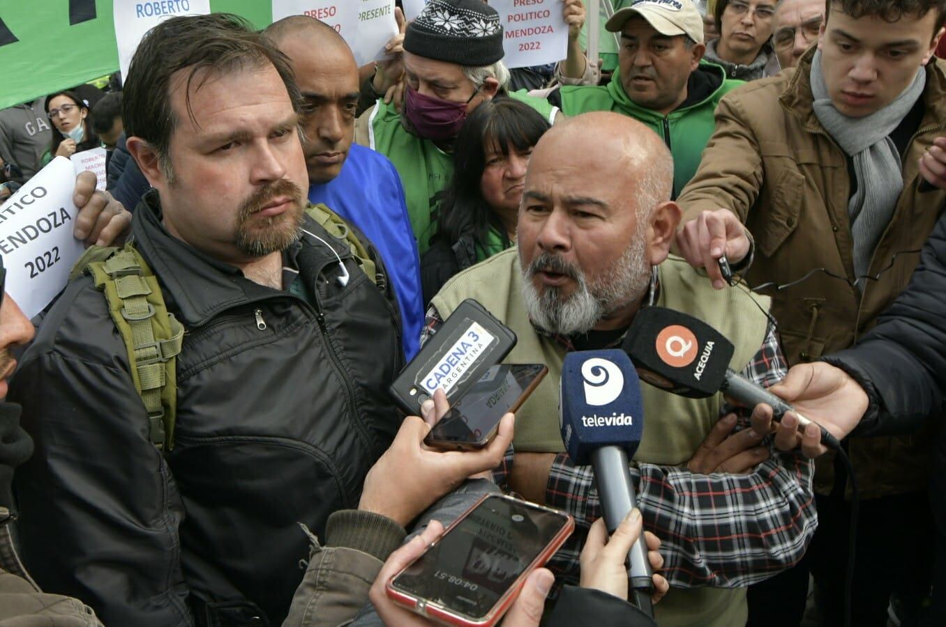 Mario Muñoz, dirigente de ATE (Orlando Pelichotti / Los Andes)