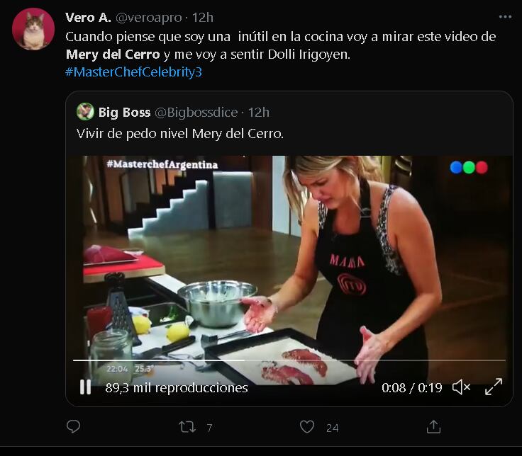 En Twitter aniquilaron a Mery del Cerro por no saber empanar milanesas.