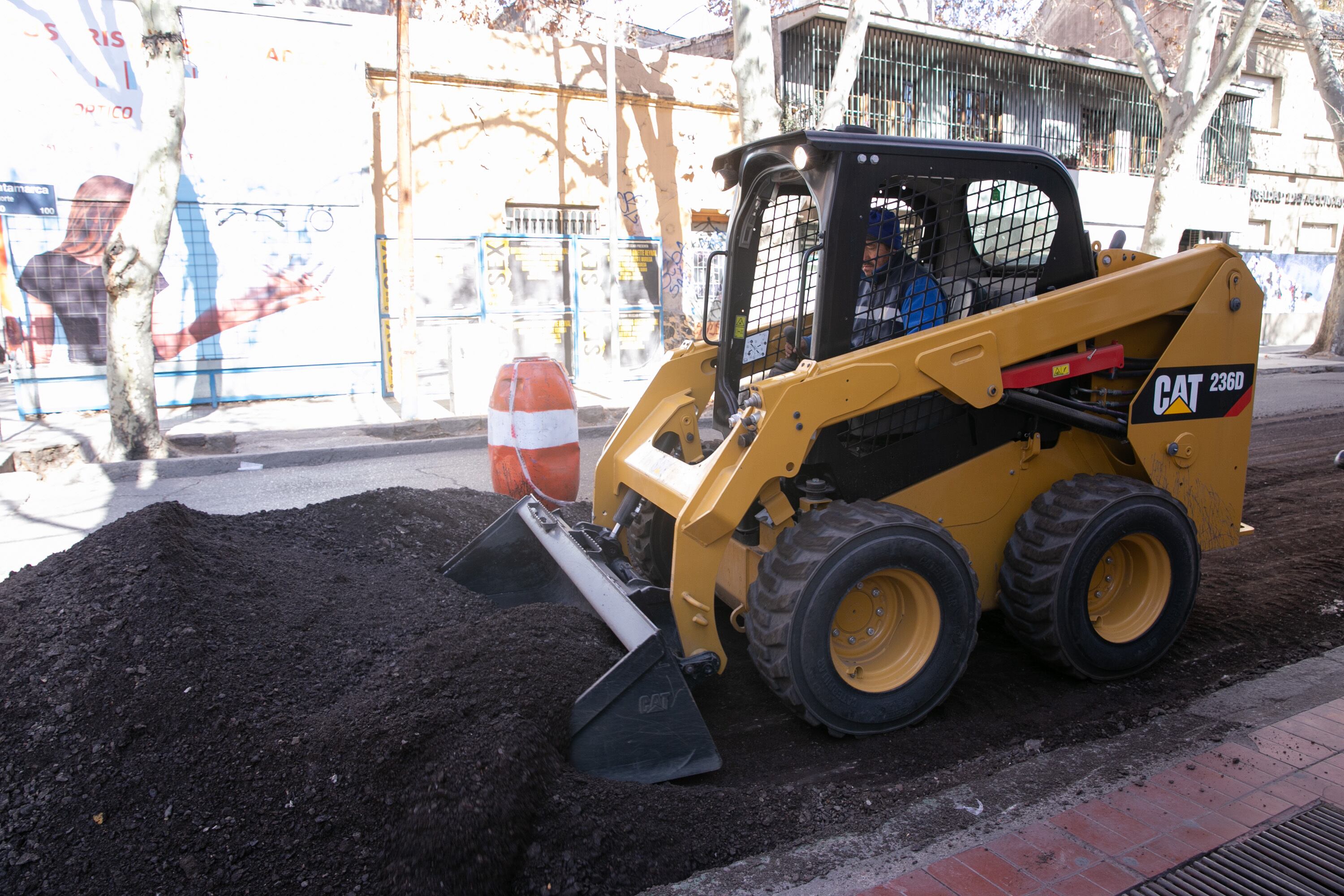 Obras: Fresado calle Catamarca entre San Juan y F. Moreno