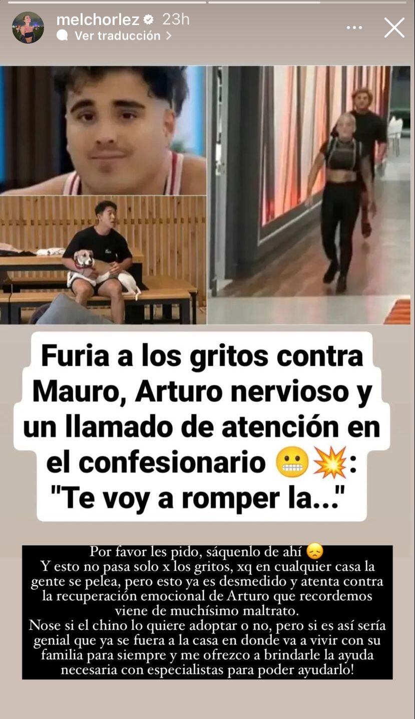 Los famosos que se unieron a la causa y piden que Gran Hermano devuelva a Arturo, el perro. Captura de Instagram.