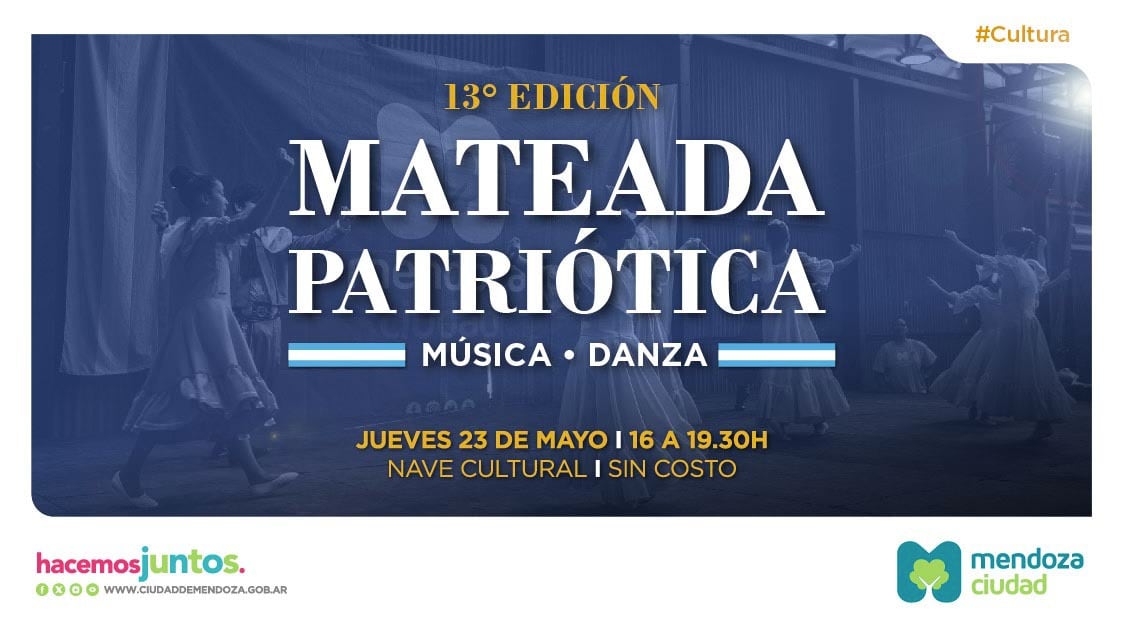 Nueva edición de la Mateada Patriótica en la Ciudad.