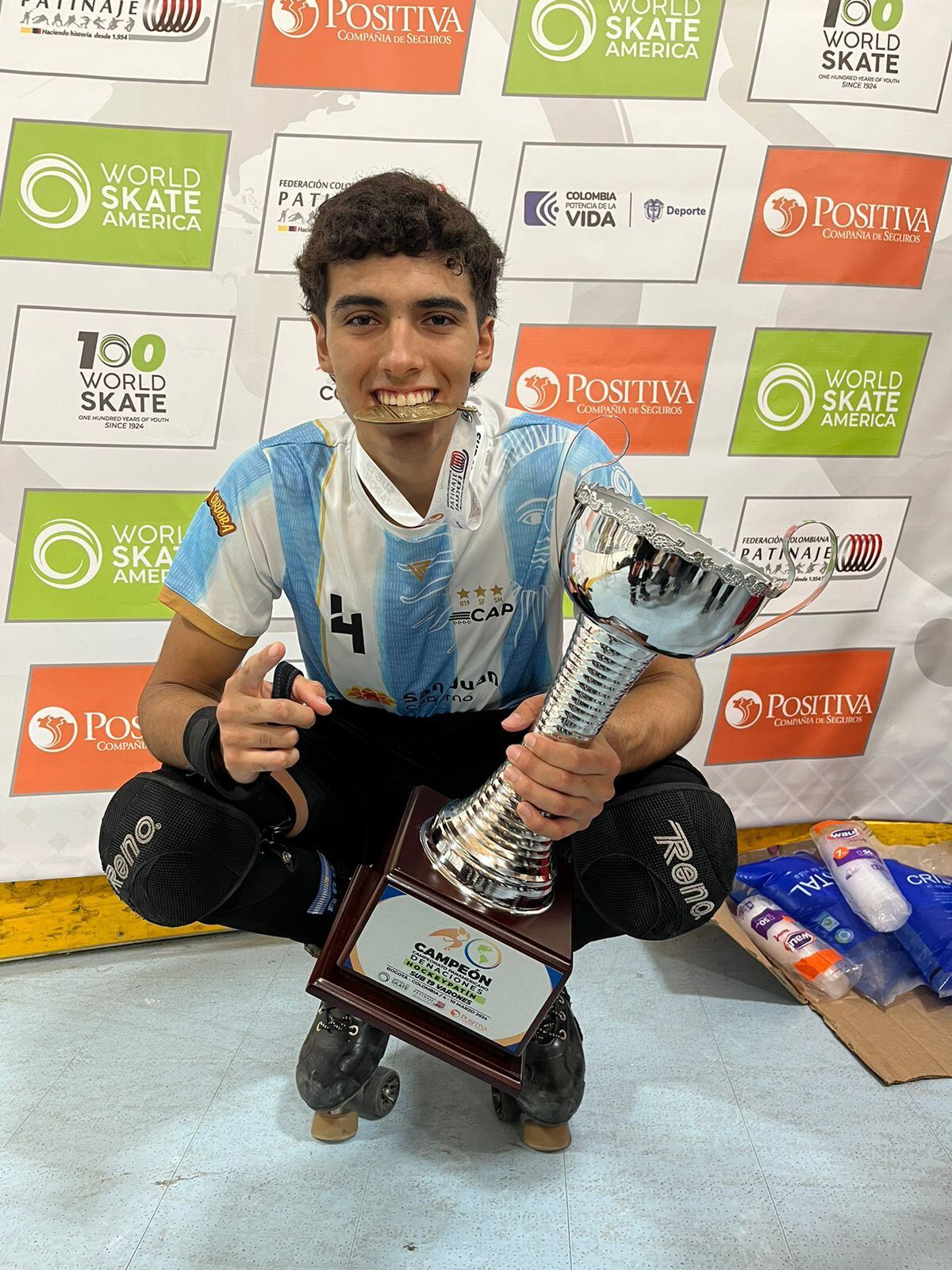 Valentino Rossignoli, campeón Panamericano sub 19