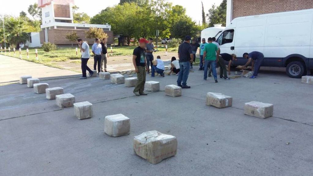 La droga fue interceptada en Córdoba.